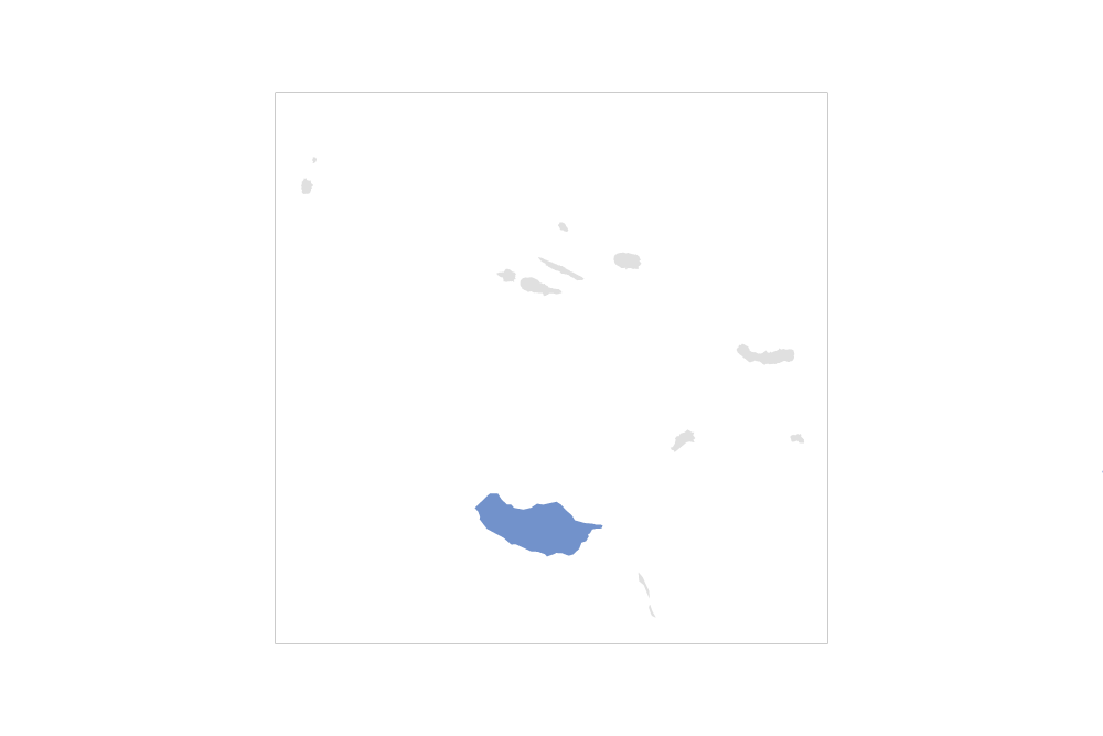 Mapa da ilha